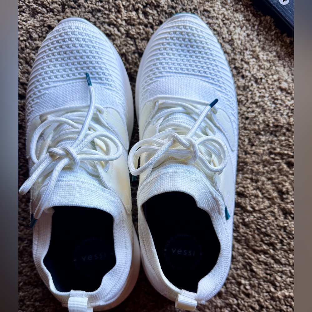 Vessi Everyday 2.0 Sneaker Men's Sz 11 Polar White Lace-Up Waterproof - Picture 10 of 14
